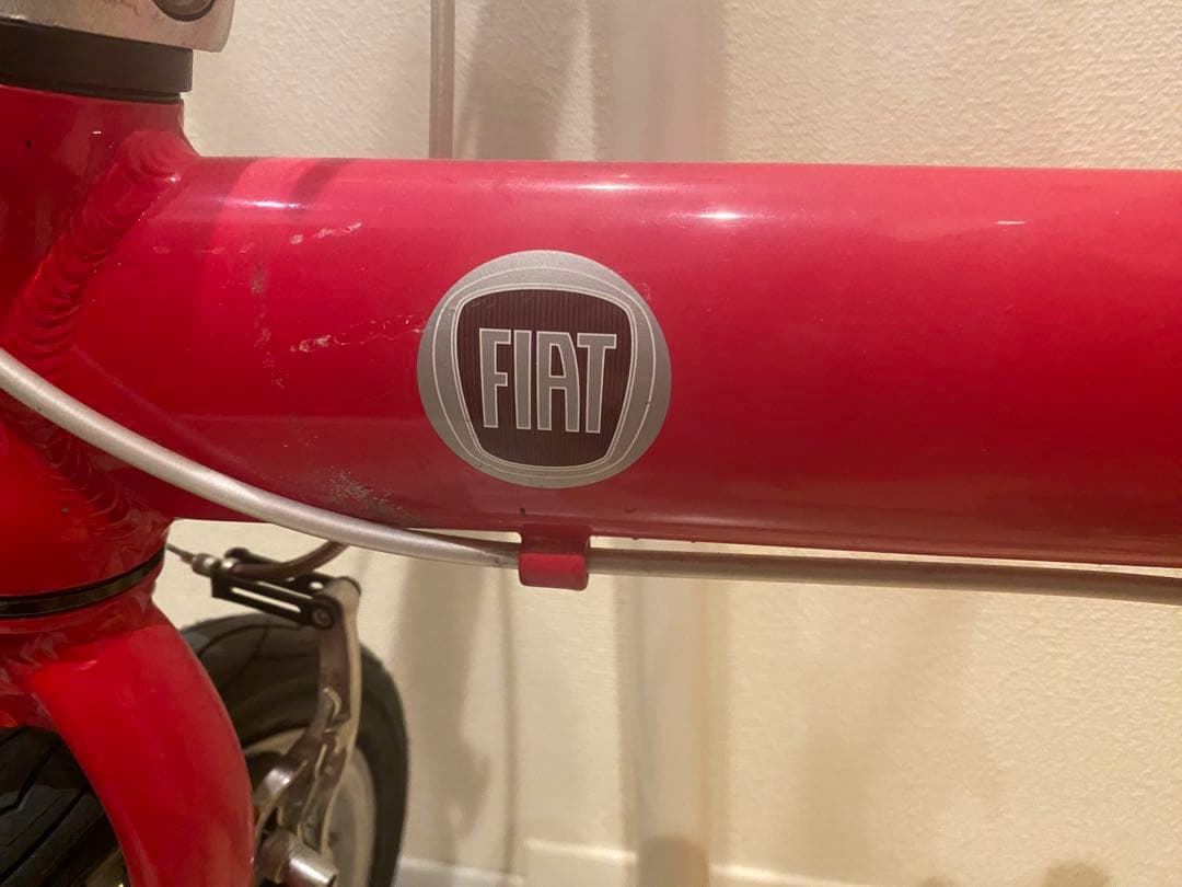 FIAT 折りたたみ自転車 赤