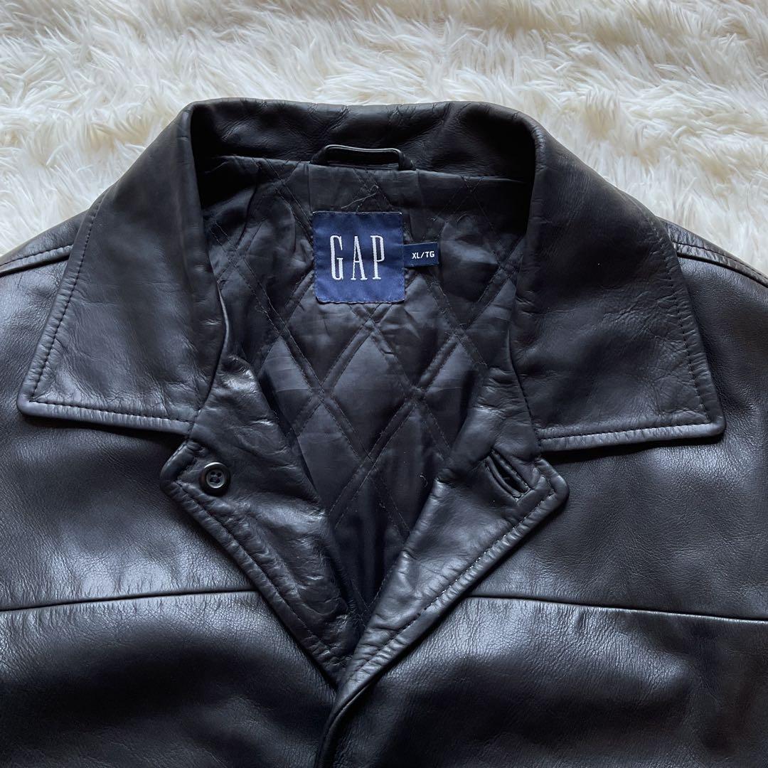 野村訓市着用✨ オールドギャップ レザーカーコート 本革 XL 大きい