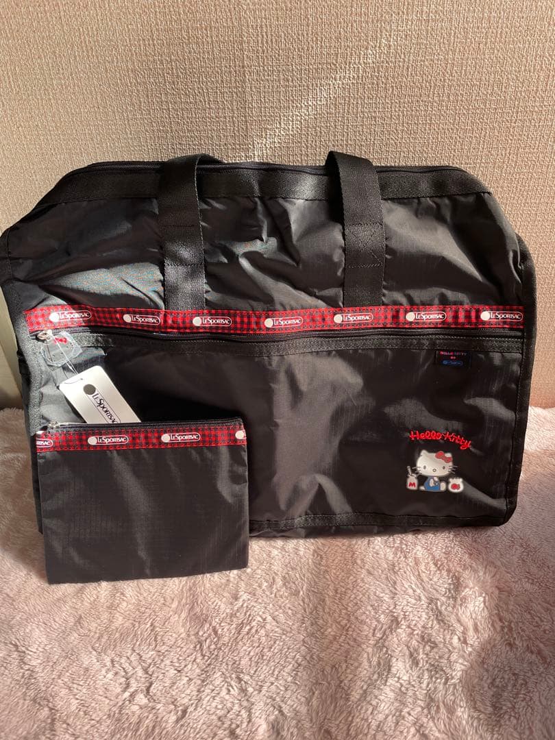 LeSportsac Hello Kitty ボストンバッグ ブラック 大きめ LeSportsac × Hello Kitty 7/24(水)発売 | レスポートサック | 松坂屋