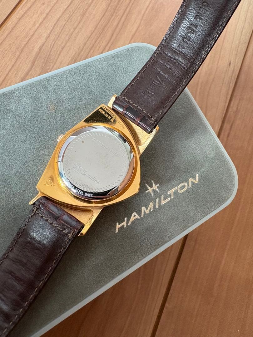 ハミルトン　ベンチュラ　腕時計　18k(18金)メッキ