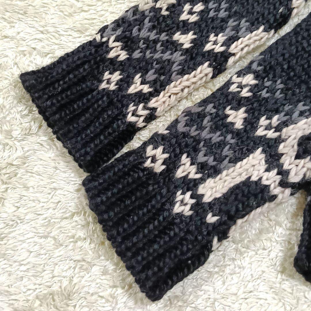 2030 美品 VANSON カウチン ジップアップニットセーター M