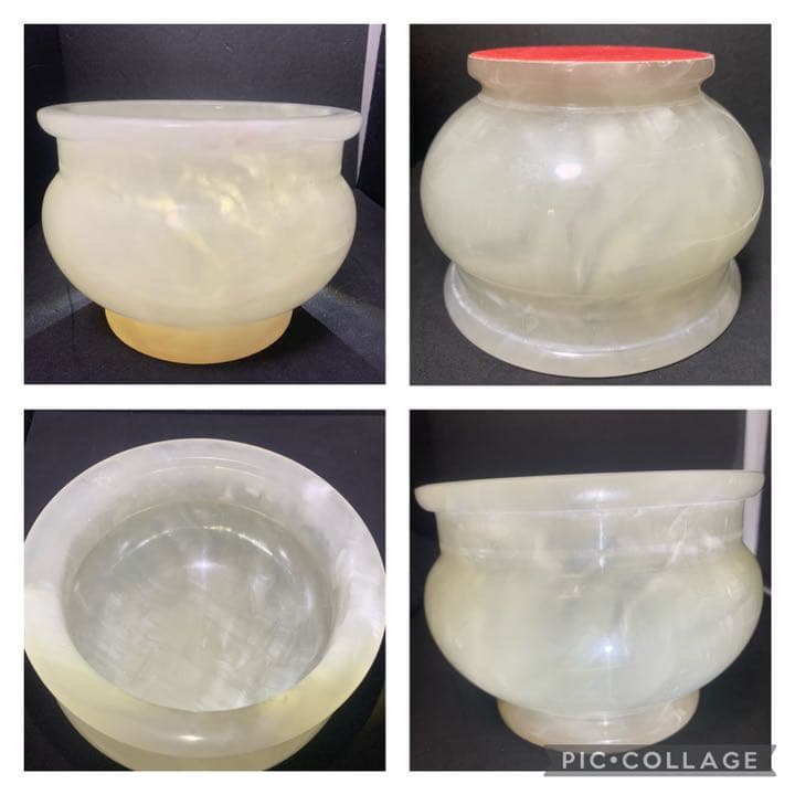 中国 石玉 砡 香炉 天然石 天然石彫刻 玉雕 高古玉 倣古玉 白玉 玉