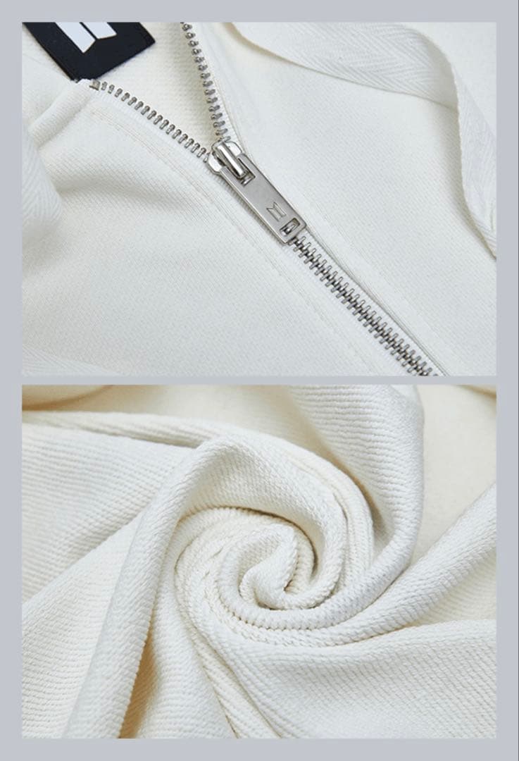 BTS アーティストメイド ジョングク JUNGKOOK フーディ 白 L