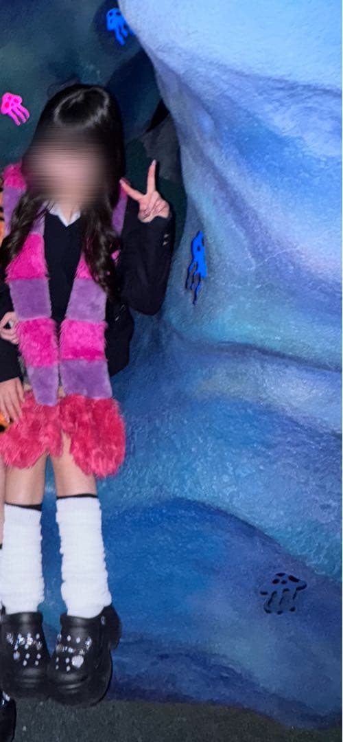 ディズニー チェシャ猫 マフラー ファンキャップ