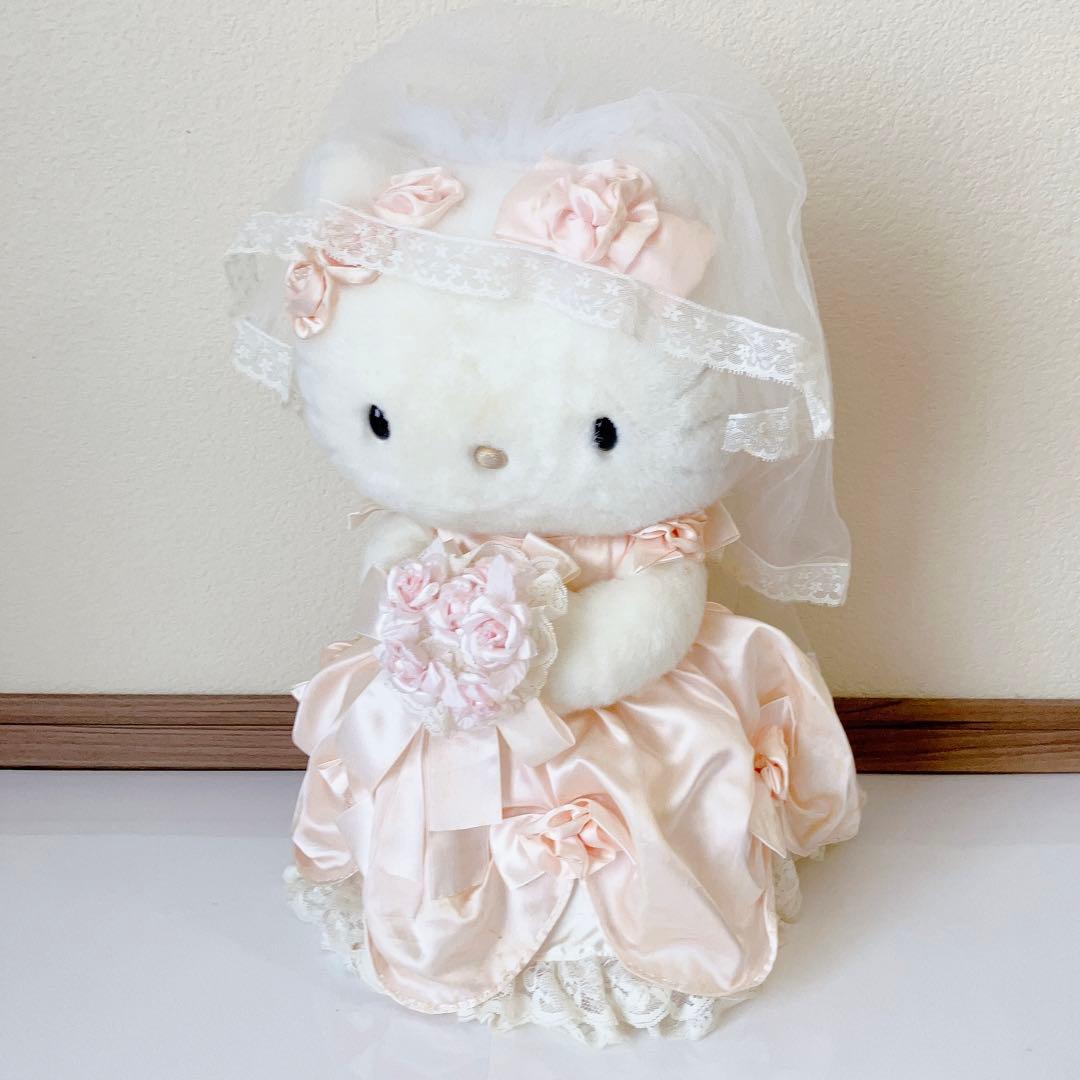 2000年vivitix ウェディングドレス キティぬいぐるみ