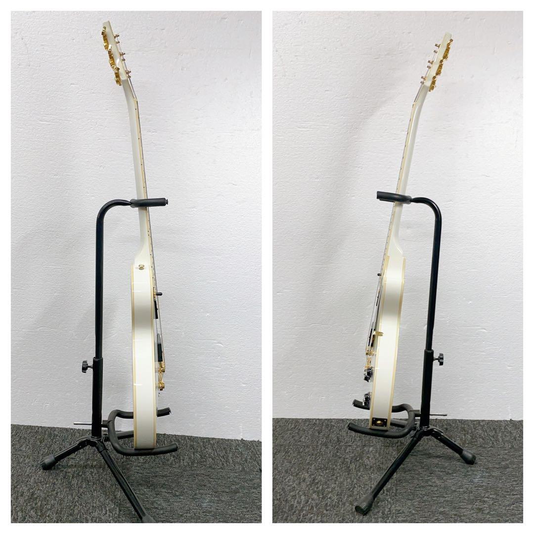 Burny SRLC55 White レスポールカスタムタイプ エレキギター