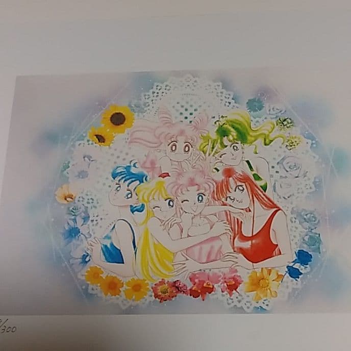 希少】セーラームーン 複製原画 リトグラフ 月野うさぎ サイン 武内