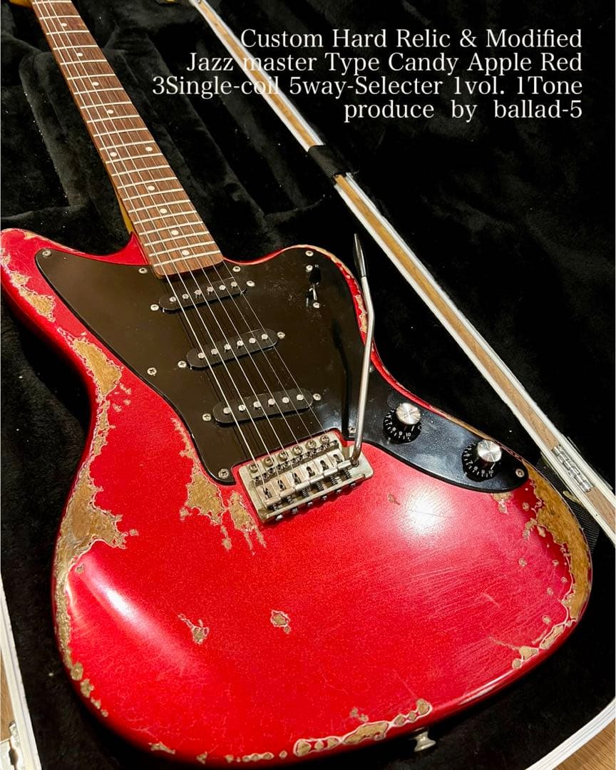 ハードレリック ジャズマスターシェイプ アルニコ5シングル×3 CAR