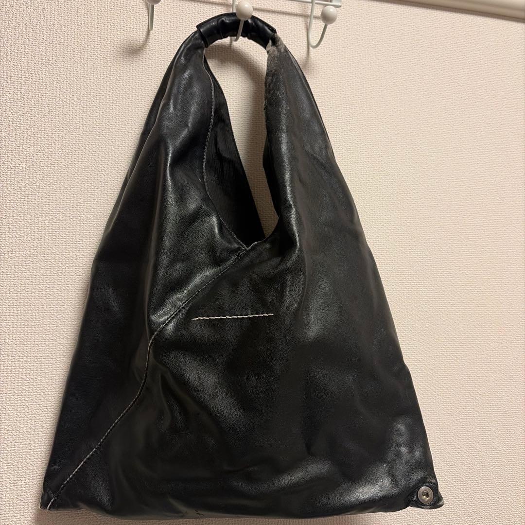 MM6 Maison Margielaブラックレザージャパニーズ