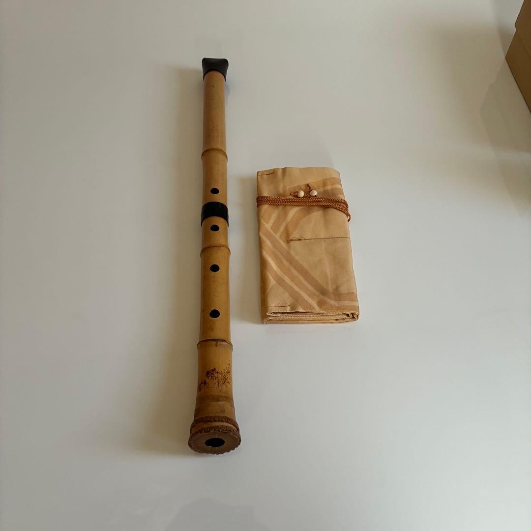 尺八 2代目河野玉水 都山流2尺1寸正寸管(