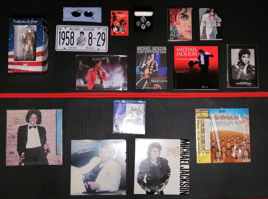 ★追悼★Michael Jackson★フィギュア・小物・レコードなど１６品