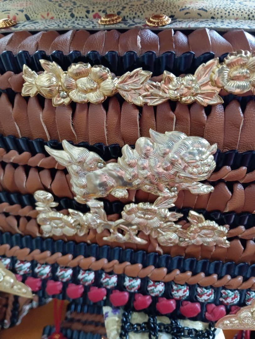 端午の節句大型サイズ全長98センチサイズ鎌倉時代作風昭和後期鎧兜飾り