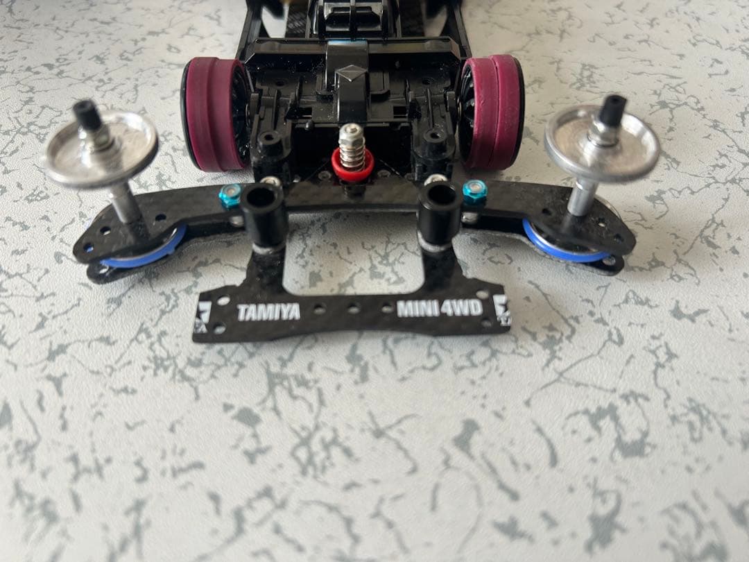 ミニ四駆☆MSフレキ☆フロントATスライドダンパー☆リヤアンカー