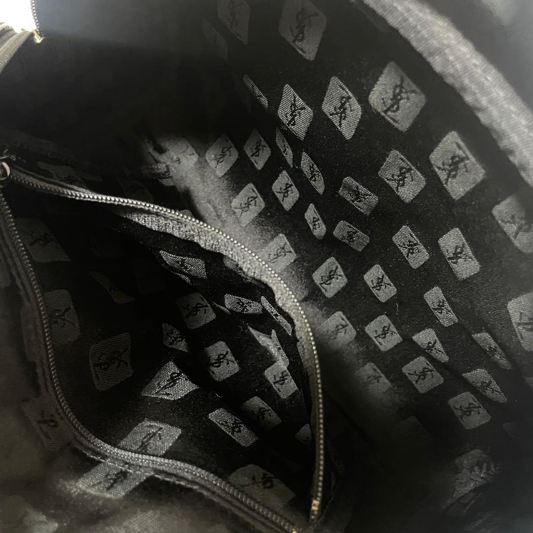 YSL サンローラン ミニボストン カサンドラ エンボス ヴィンテージ バッグ