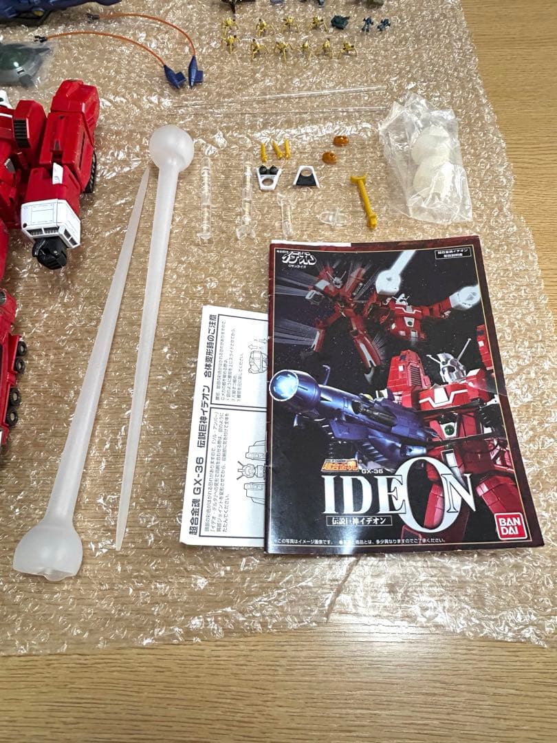 伝説巨神　イデオン　超合金魂　説明書付き　箱無し