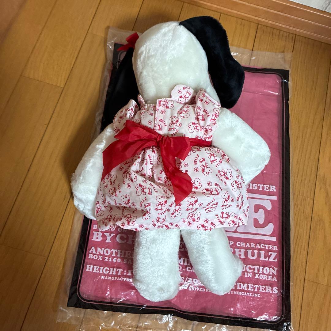 レトロ　ヴィンテージ　スヌーピー　ベル　女の子　ぬいぐるみ