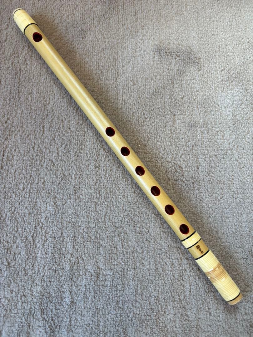 篠笛蘭情(照)管唄もの(ドレミ調)六本調子朱総巻