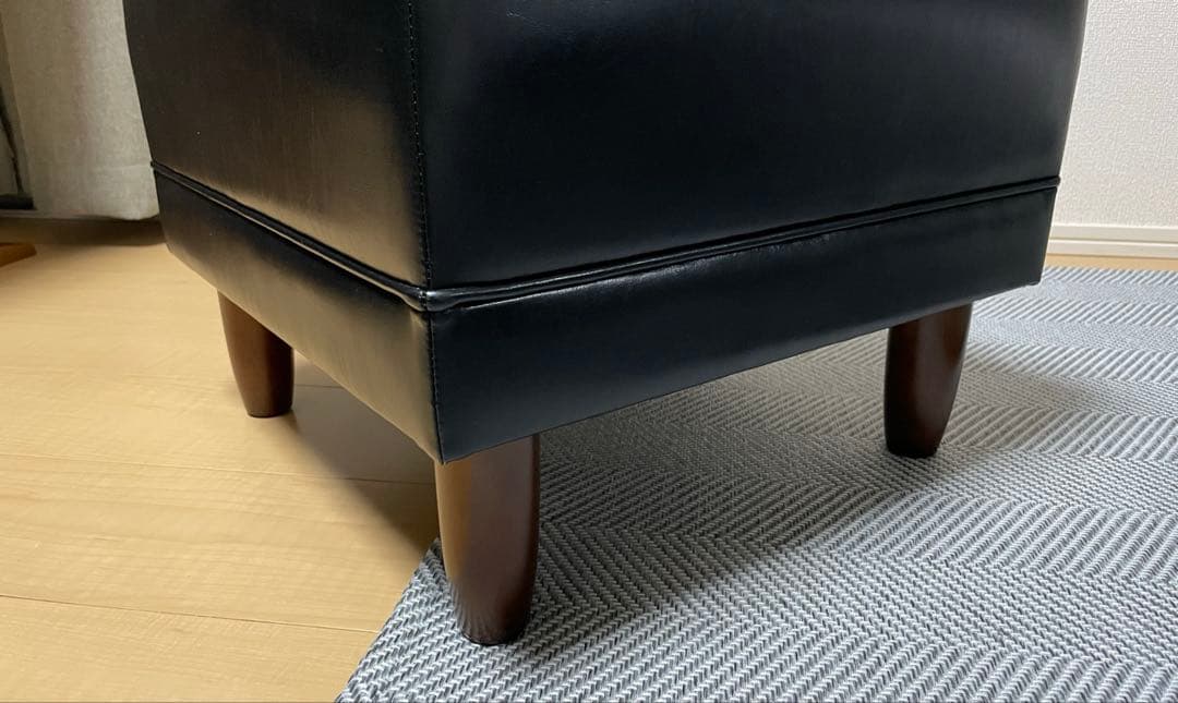 カリモク60　オットマン　スタンダードブラック B