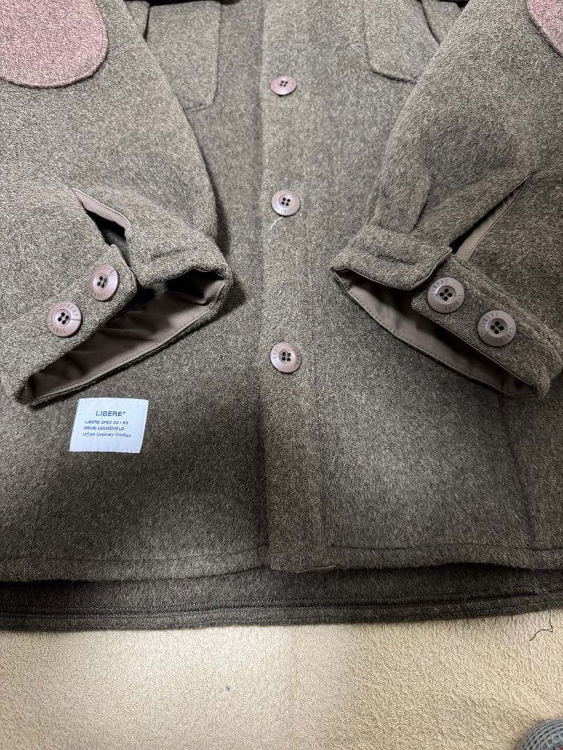 LIBERE/オーバーサイズシャツジャケット/カーキ／平野紫耀