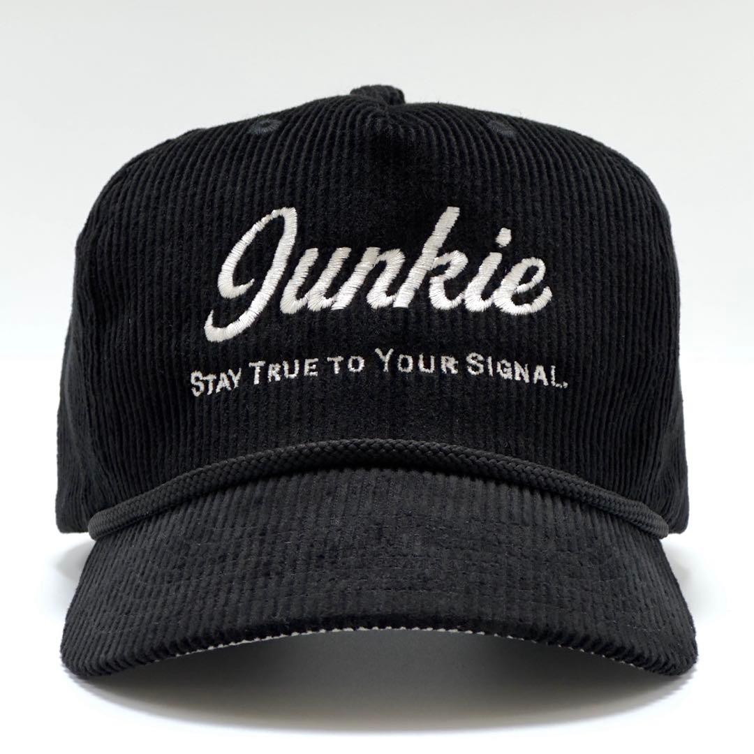 【コーデュロイ】Junkie トラッカーキャップ ブラック コーデュロイ】Junkie トラッカーキャップ ブラック - メルカリ