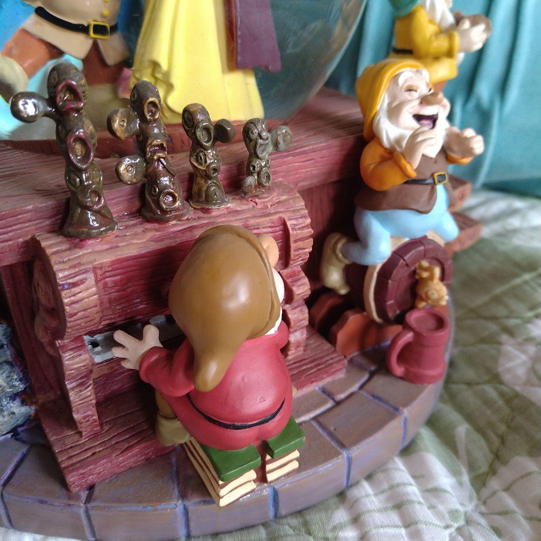 ディズニー 白雪姫 スノードーム スノーグローブ 7人の小人たち