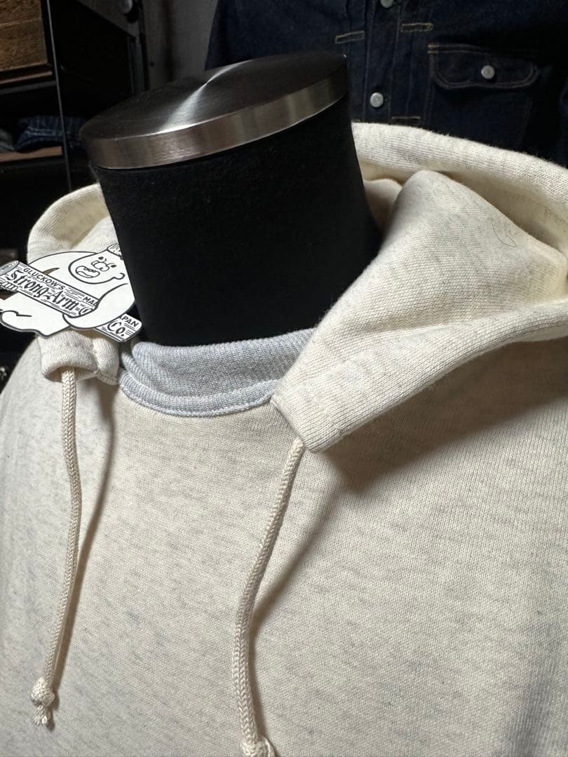 ジョングラッコー　リバースウィーブ　パーカー