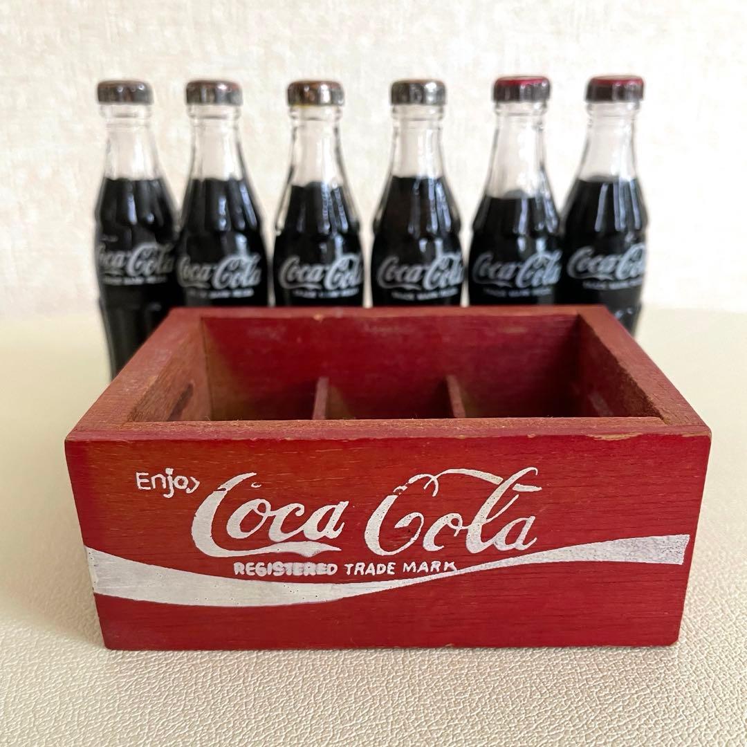 激レア？？！】 コカコーラ ミニチュア 昭和レトロ アンティーク 6本