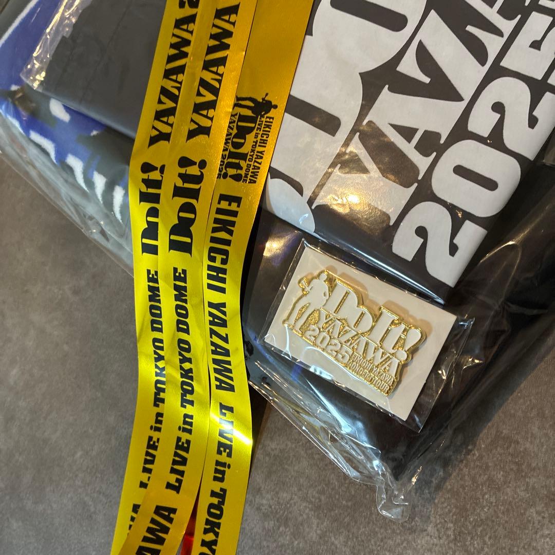 矢沢永吉2025年ツアーSS席 特典グッズ 新品未開封 金テープ 東京ドーム