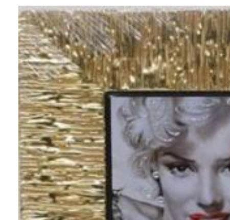 イタリア アートフレーム マリリン モンロー ゴールド 1414-629g