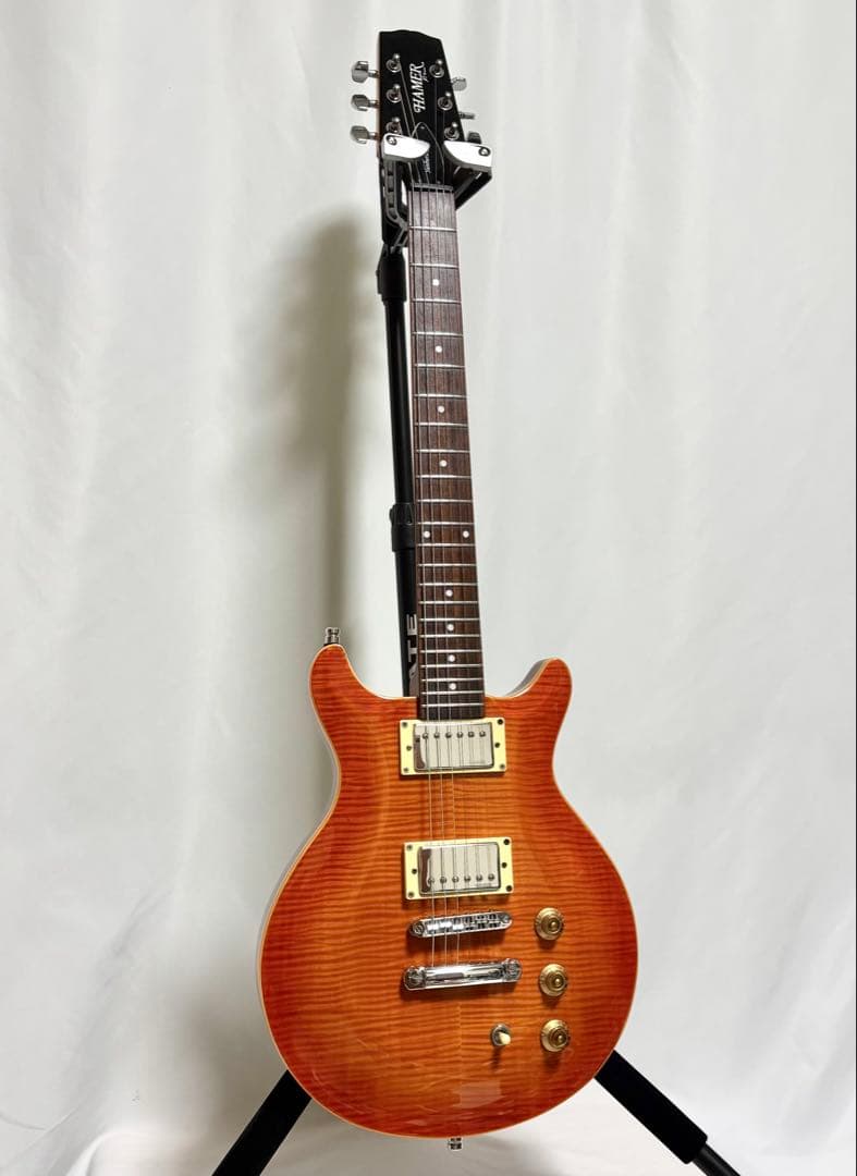 新品弦張替済】HAMER エレキギター XTシリーズ Sunburst A/T
