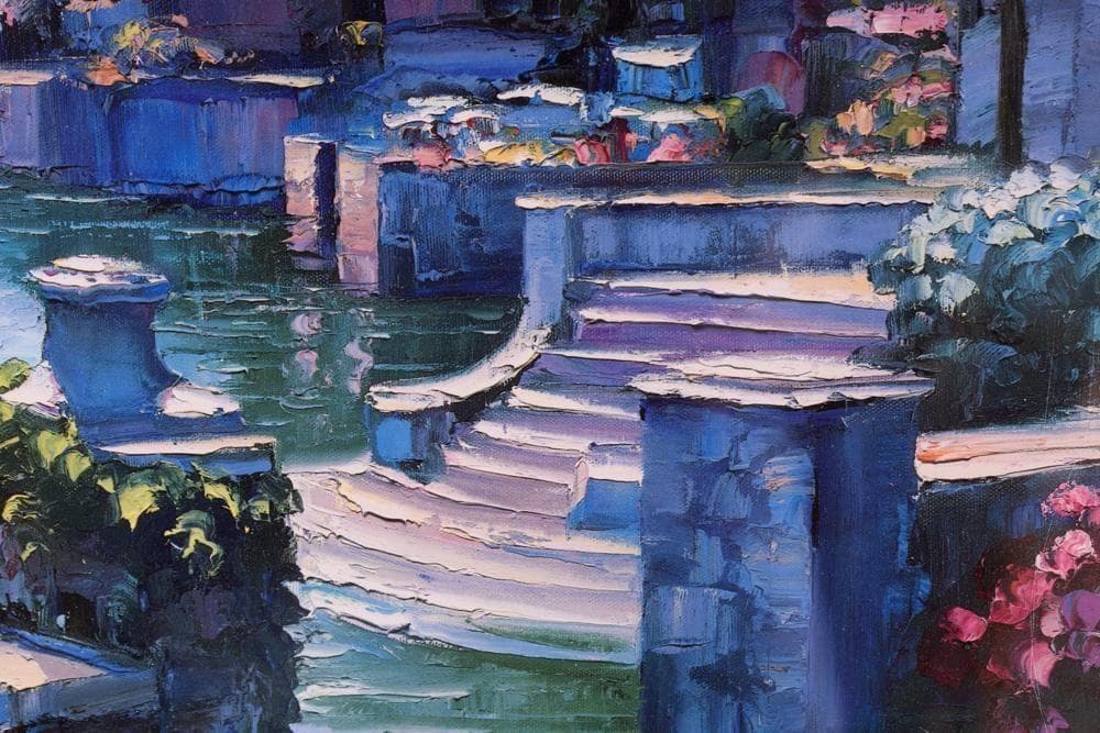 ハワード・ベーレン作★木製額縁付き★アクリル板付★外寸約868×640mm