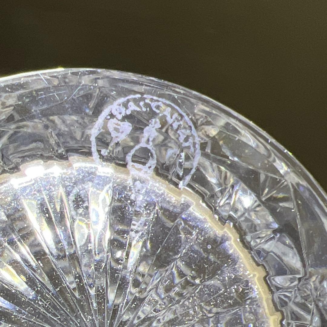 激レア品 バカラ手彫切子カットグラス5客 共箱 東Y7-0918