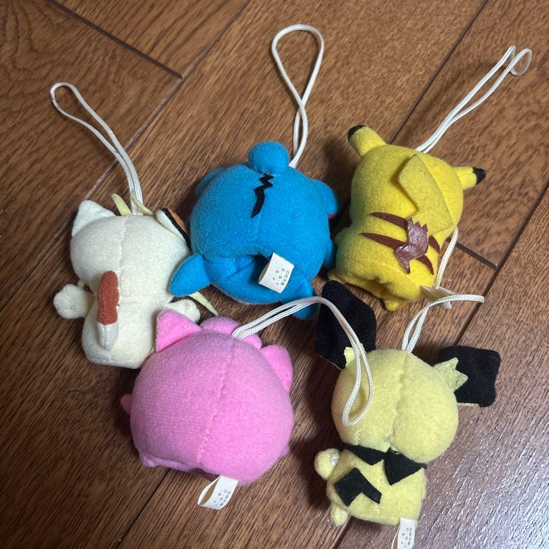 【激レア 2001年】 ポケモン ぬいぐるみ・マスコット 5体セット　指人形