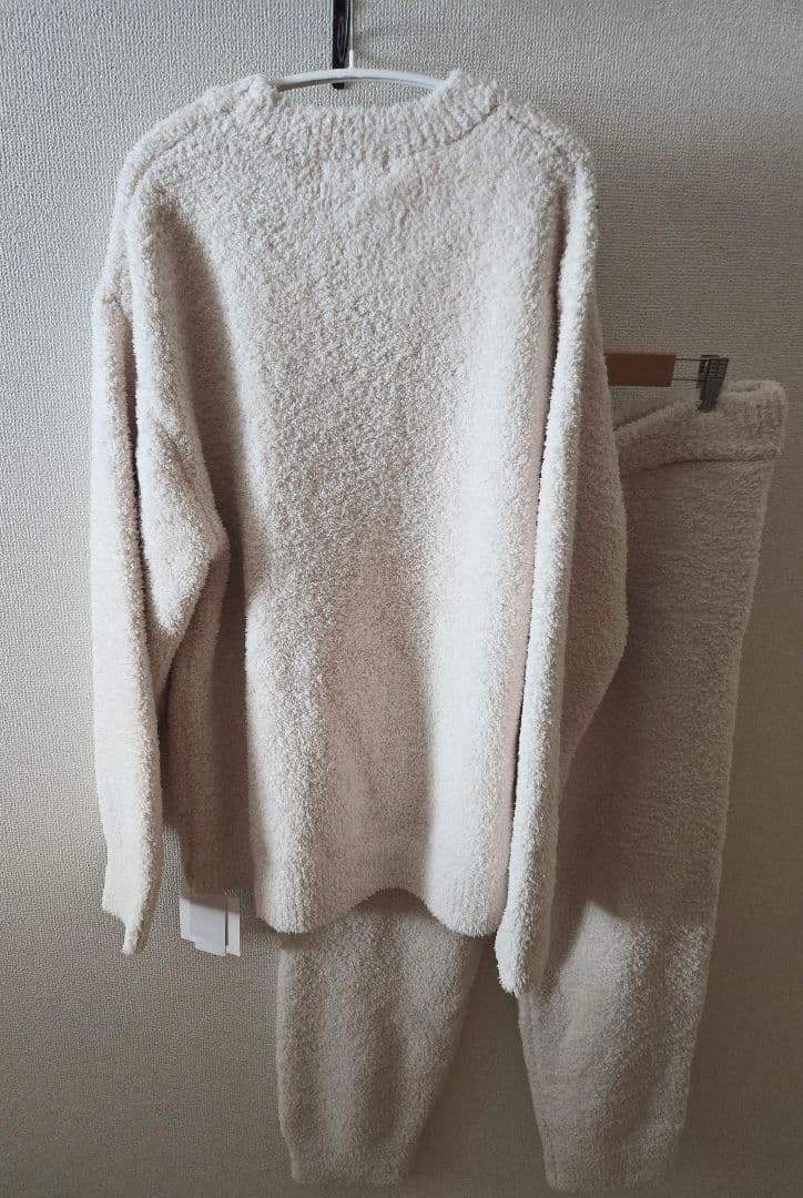 ジェラートピケHOMME パウダービッグロゴプルオーバーパンツセット M タグ付