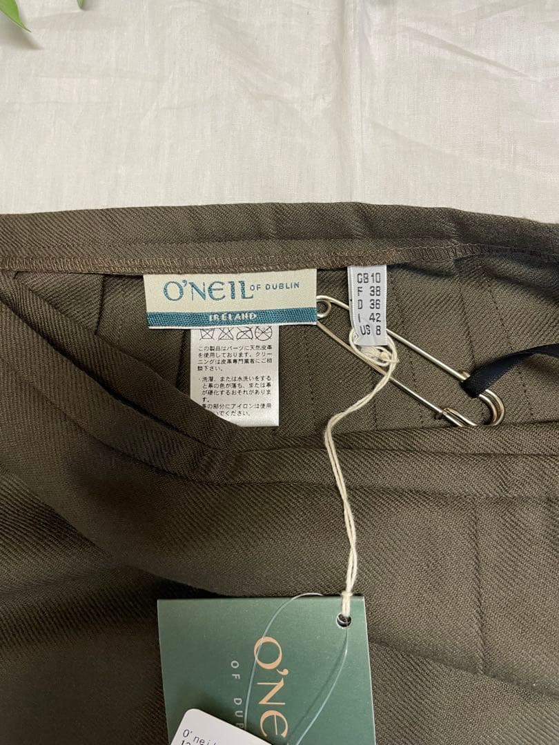 オニールオブダブリン　プリーツスカート　巻きスカート