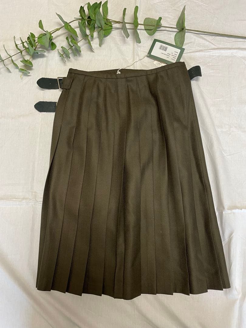 オニールオブダブリン　プリーツスカート　巻きスカート