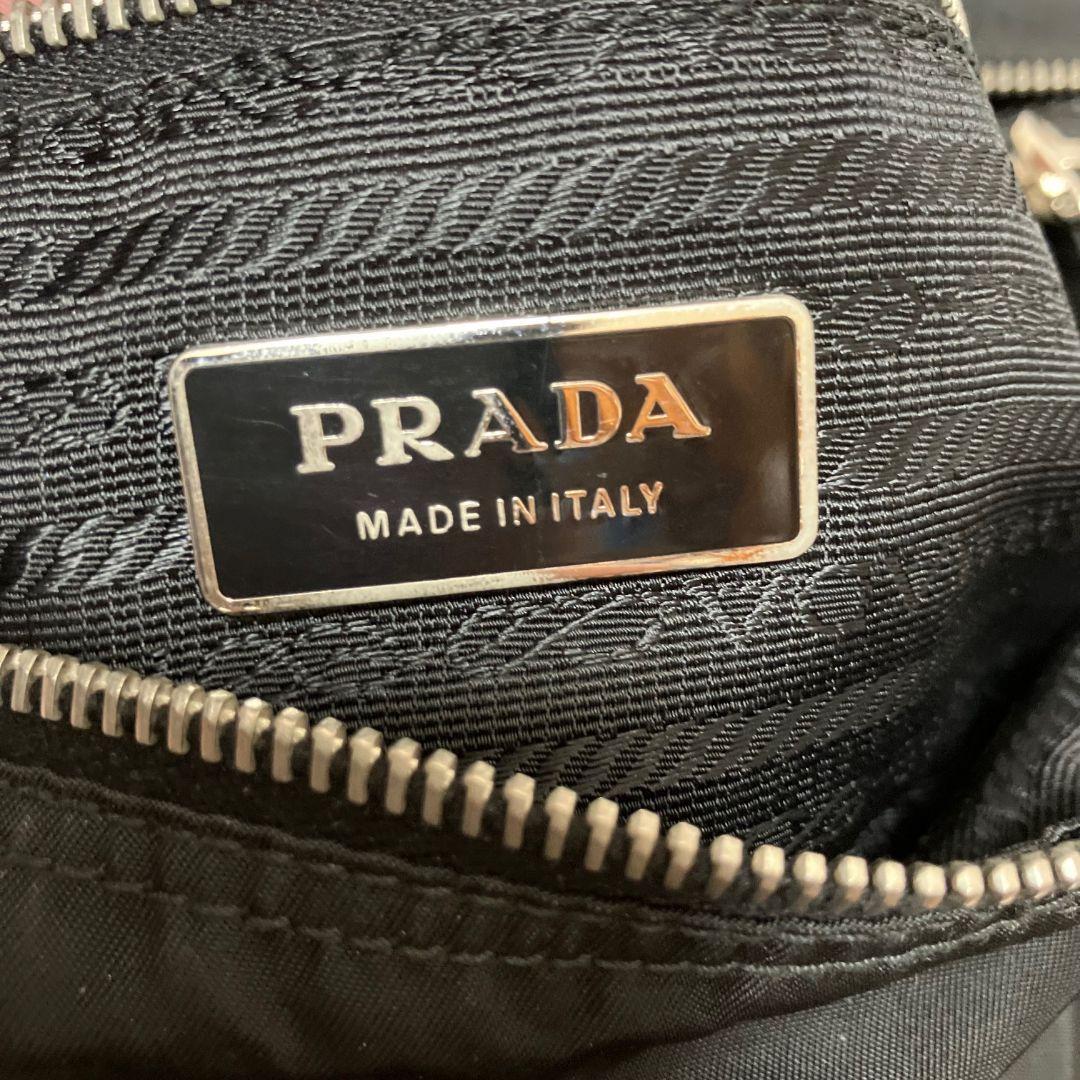 極美品　PRADA　ショルダーバッグ　黒　保存袋付