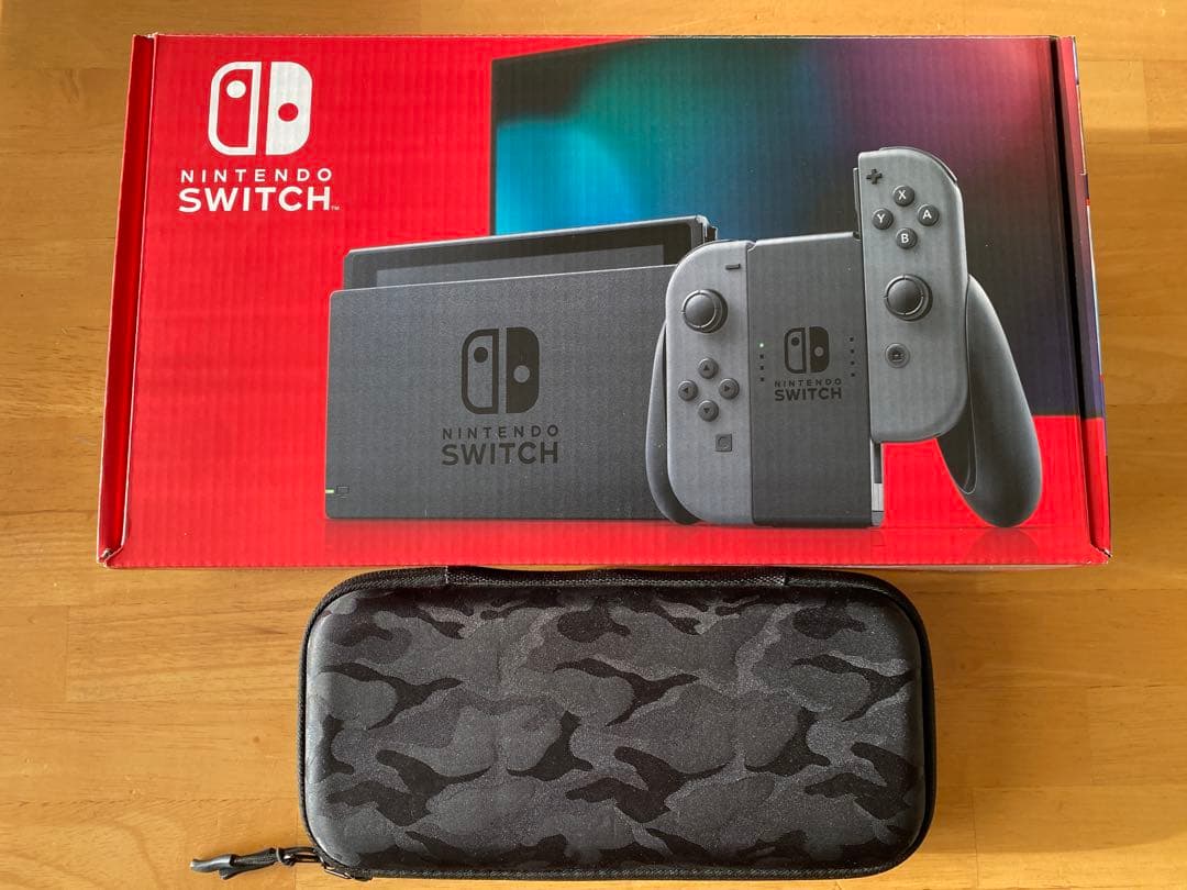 【美品】Nintendo Switch グレー 本体 Joy-Con付き