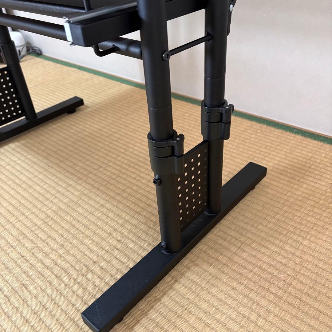 極美品 Bauhutte バウヒュッテ 昇降式PCローデスク