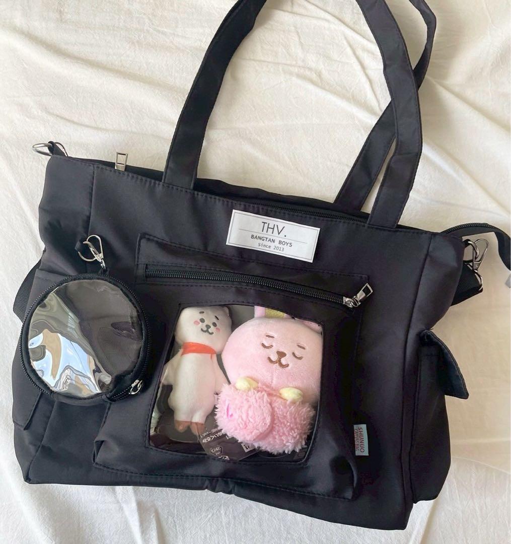 推し活 バッグ トートバッグ ポーチ 韓国 匂わせ bts おしゃれ - メルカリ