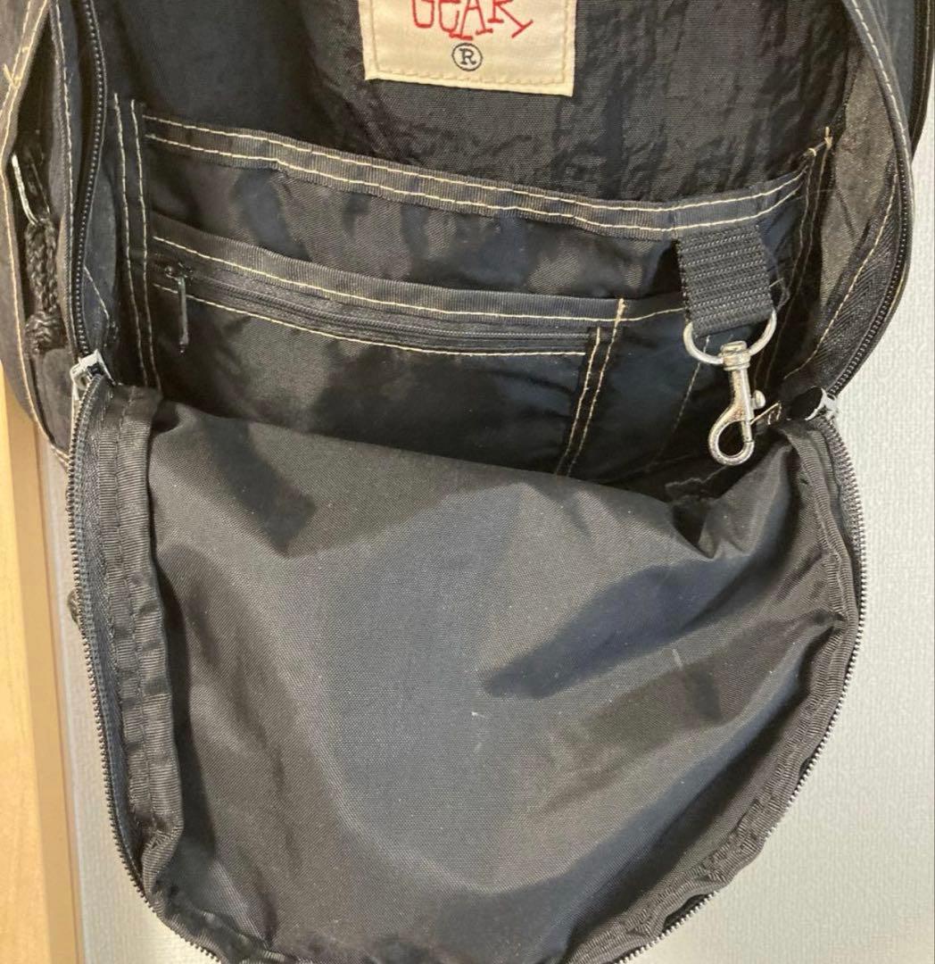 激レア 90's 白タグ OLD STUSSY リュック ブラック 刺繍