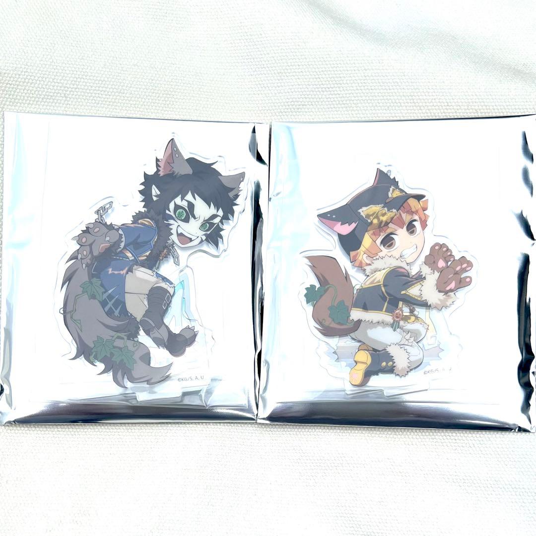 鬼滅 コラボ カフェ ハロウィン 2025 狼 アクリルスタンド 獪岳 善逸