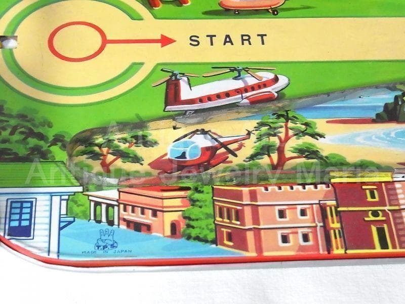 ブリキの飛行機が走る ドリームランド エアポート 1960年代 日本製