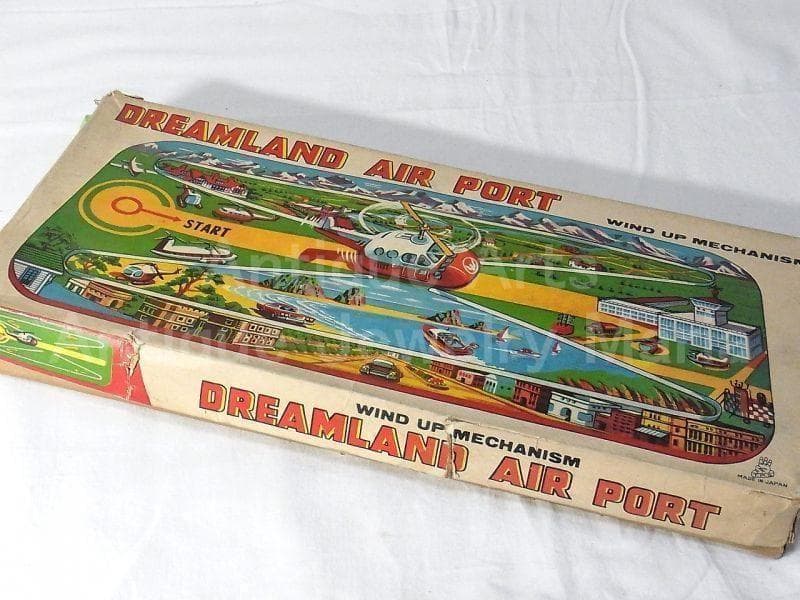 ブリキの飛行機が走る ドリームランド エアポート 1960年代 日本製