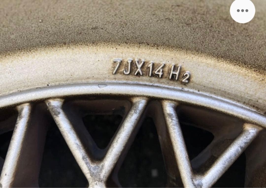 BMW ビンテージホイール　2本　希少品　RG イタリア製　7j-14インチ