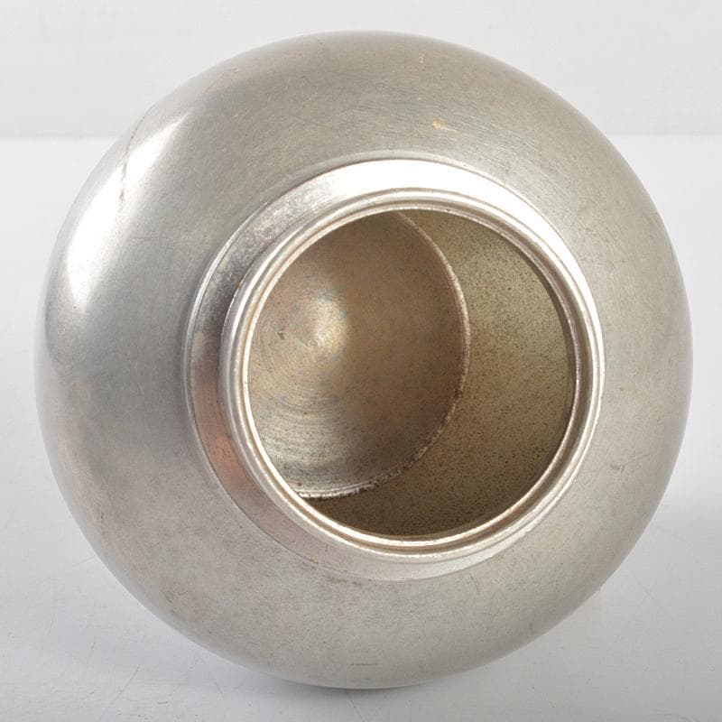 煎茶道具　錫半製　上錫　茶壷　茶心壷　約451g　共箱　M　R5272