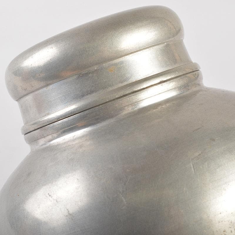 煎茶道具　錫半製　上錫　茶壷　茶心壷　約451g　共箱　M　R5272