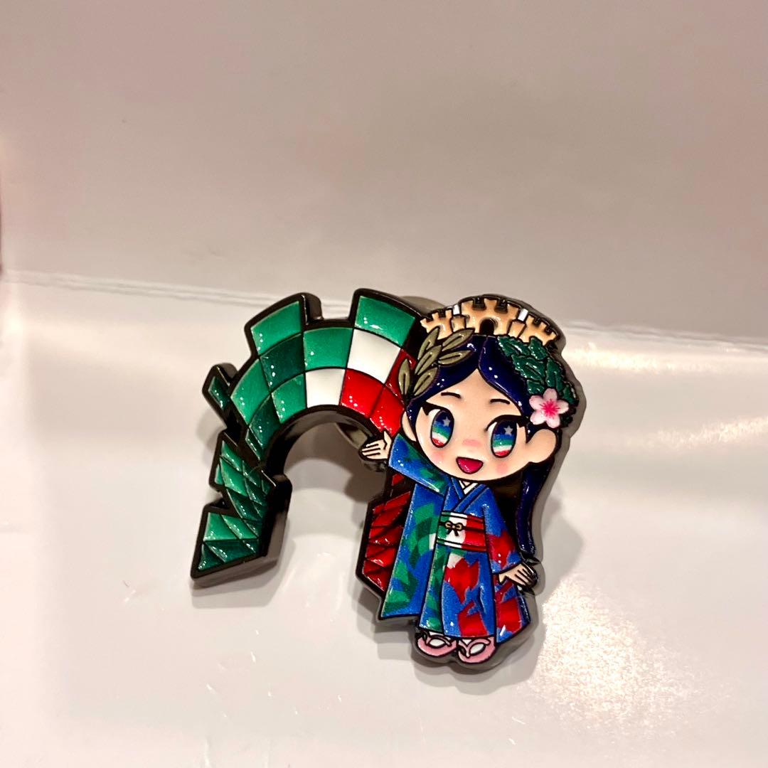 大阪関西万博 イタリア館 ピンバッジ3個セット イタリアちゃん