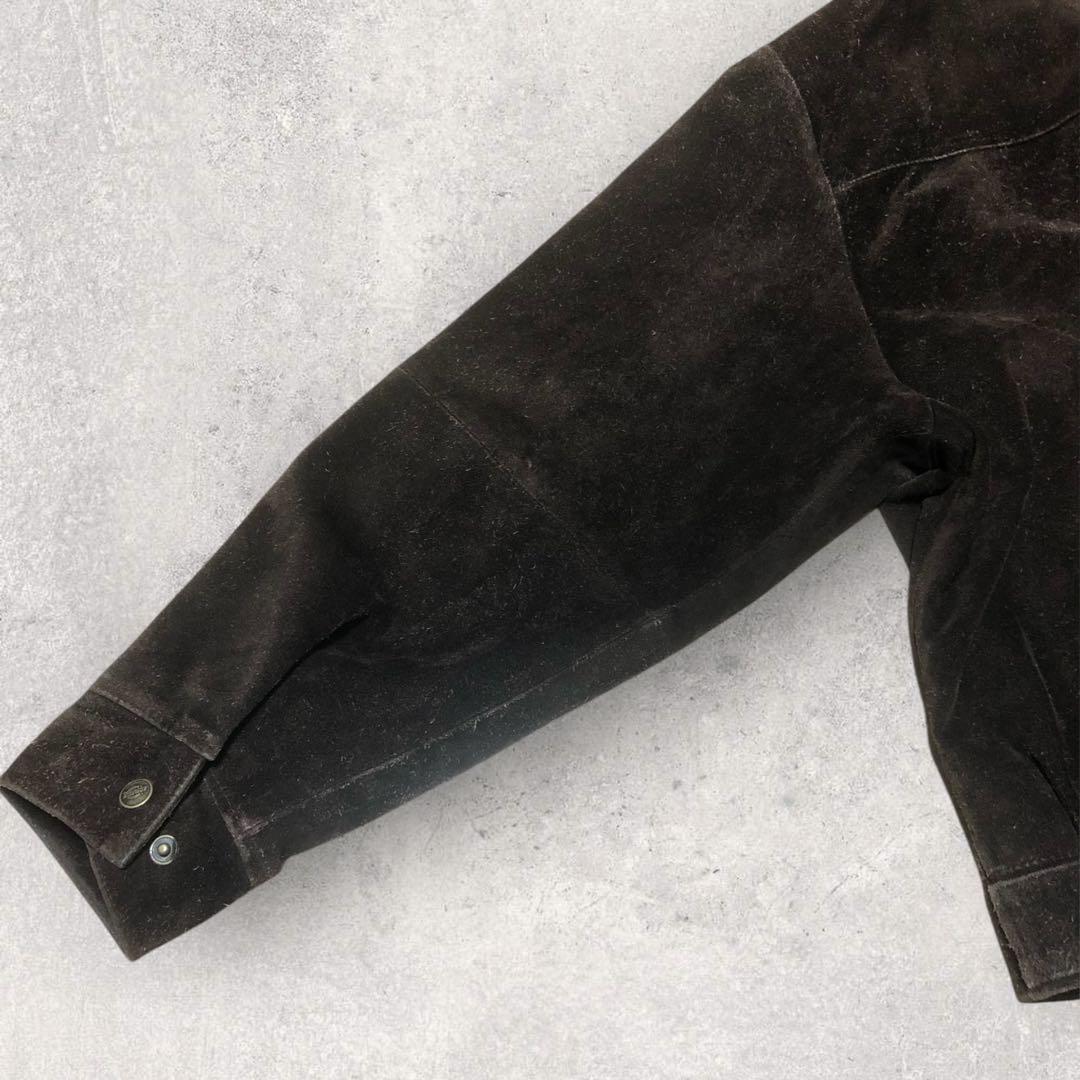 【送料無料】古着好き必見！DickiesヴィンテージスエードジャケットXLサイズ