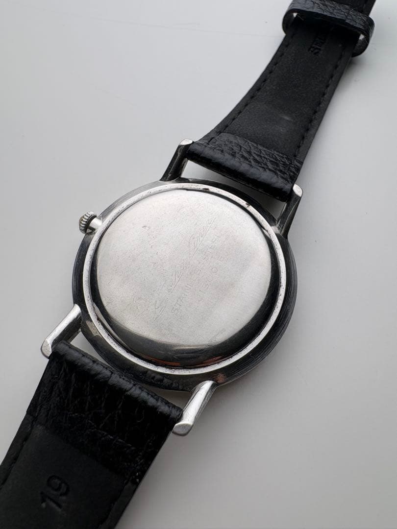 【OH済】SEIKOセイコーライナーSSダイヤショック21石メンズ腕時計手巻き